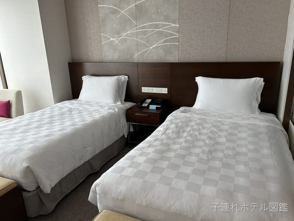 大阪マリオット都ホテルベッド
